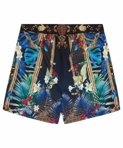 Camilla EBoutique (US) ELASTIC WAIST BOARDSHORT RAINBOW ROOM Up To 40% Off