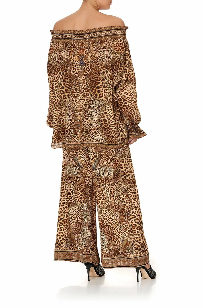 Camilla EBoutique (US) ROUND NECK GATHERED BLOUSE LADY LODGE Up To 30% Off