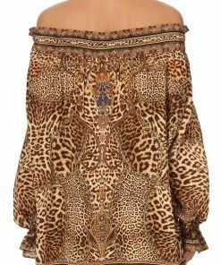 Camilla EBoutique (US) ROUND NECK GATHERED BLOUSE LADY LODGE Up To 30% Off