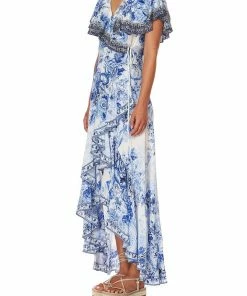 Camilla EBoutique (US) FRILL SLEEVE LONG DRESS HIGH TEA