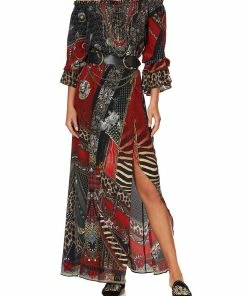 Camilla EBoutique (US) DROP SHOULDER SPLIT DRESS LONDON CALLING Up To 30% Off