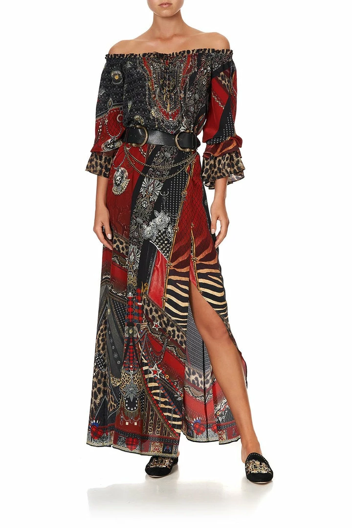 Camilla EBoutique (US) DROP SHOULDER SPLIT DRESS LONDON CALLING Up To 30% Off