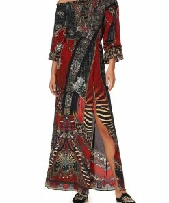 Camilla EBoutique (US) DROP SHOULDER SPLIT DRESS LONDON CALLING Up To 30% Off