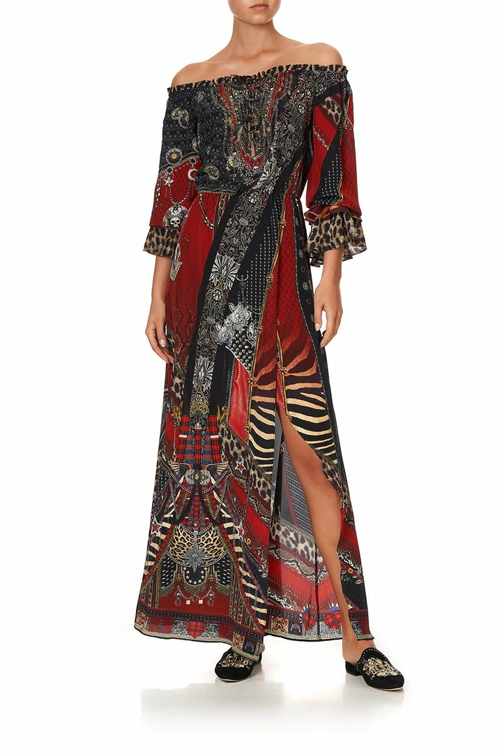 Camilla EBoutique (US) DROP SHOULDER SPLIT DRESS LONDON CALLING Up To 30% Off