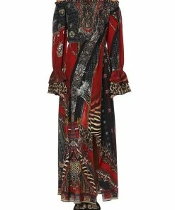 Camilla EBoutique (US) DROP SHOULDER SPLIT DRESS LONDON CALLING Up To 30% Off