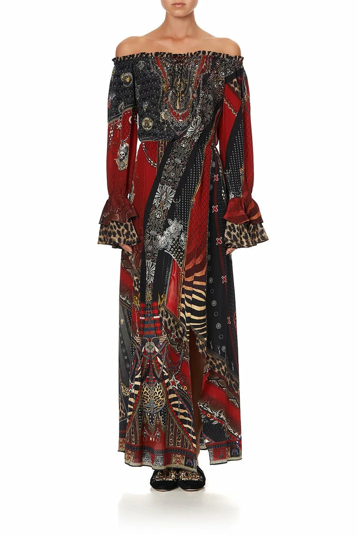 Camilla EBoutique (US) DROP SHOULDER SPLIT DRESS LONDON CALLING Up To 30% Off