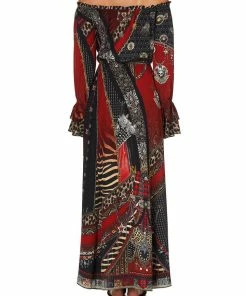 Camilla EBoutique (US) DROP SHOULDER SPLIT DRESS LONDON CALLING Up To 30% Off