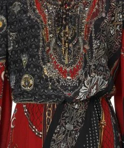 Camilla EBoutique (US) DROP SHOULDER SPLIT DRESS LONDON CALLING Up To 30% Off