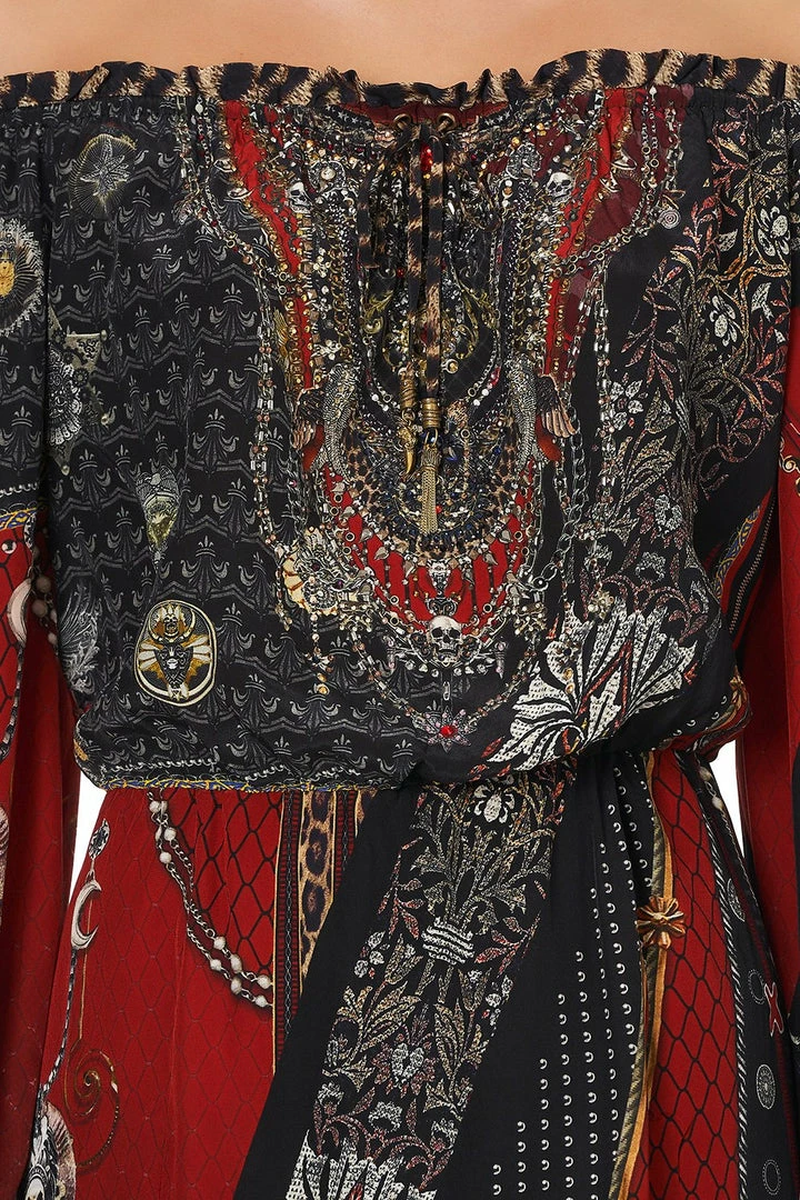 Camilla EBoutique (US) DROP SHOULDER SPLIT DRESS LONDON CALLING Up To 30% Off