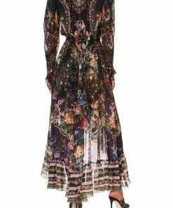 Camilla EBoutique (US) BLOUSON WRAP SLEEVE DRESS BLUSHING MANOR Up To 30% Off