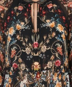 Camilla EBoutique (US) LONG GATHERED PANEL DRESS BLUSHING MANOR