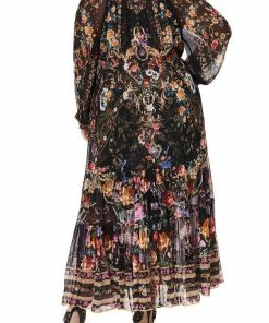 Camilla EBoutique (US) LONG GATHERED PANEL DRESS BLUSHING MANOR