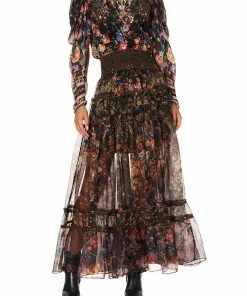 Camilla EBoutique (US) PINTUCK BLOUSE WITH DRAPED SLEEVE BLUSHING MANOR