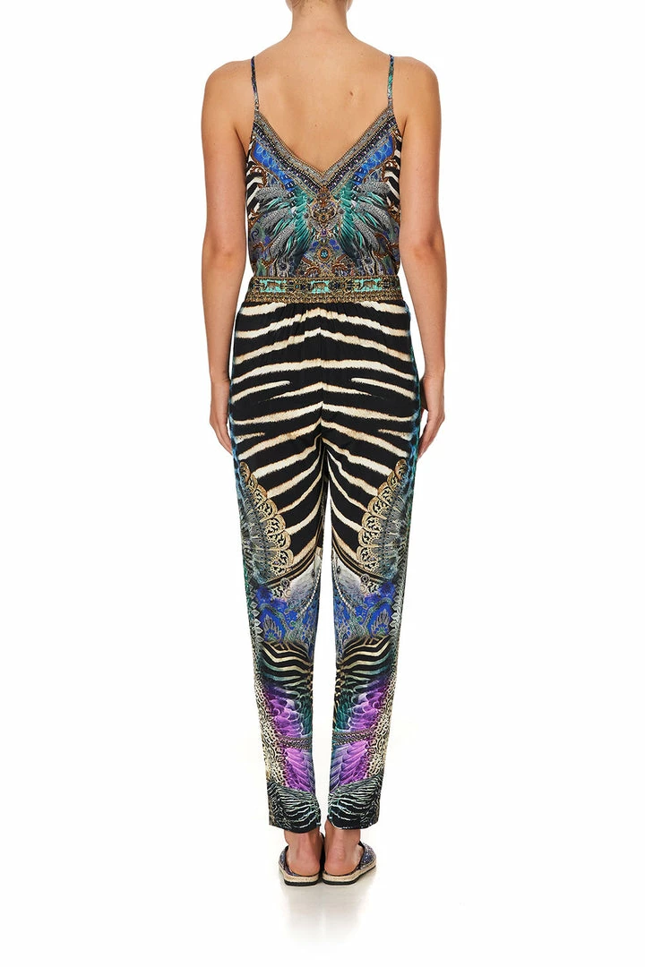 Camilla EBoutique (US) HAREM PANTS WITH FRONT PLEATS ANIMAL ARMY