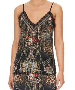 Camilla EBoutique (US) LACE TRIM CAMI GOTHIC GODDESS Sale Clothing