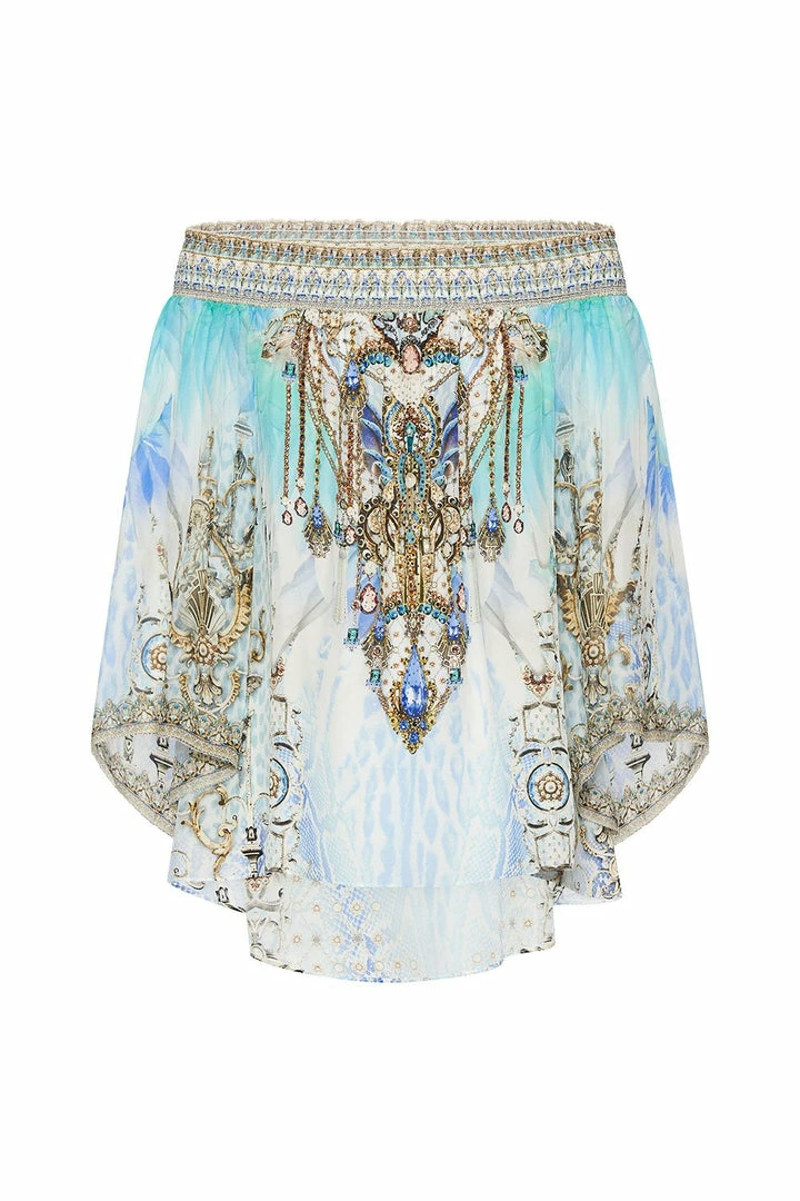 Camilla EBoutique (US) OFF SHOULDER SHIRRED BLOUSE GATSBYS GIRL Sale Clothing