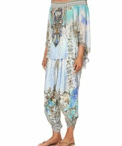 Camilla EBoutique (US) OFF SHOULDER SHIRRED BLOUSE GATSBYS GIRL Sale Clothing