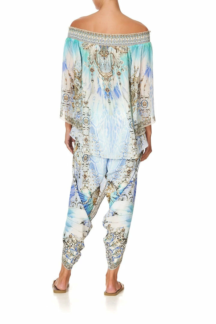 Camilla EBoutique (US) OFF SHOULDER SHIRRED BLOUSE GATSBYS GIRL Sale Clothing