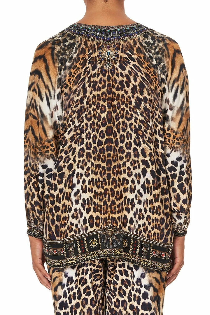 Camilla EBoutique (US) LACE UP BLOUSE CALL OF THE CATHEDRAL