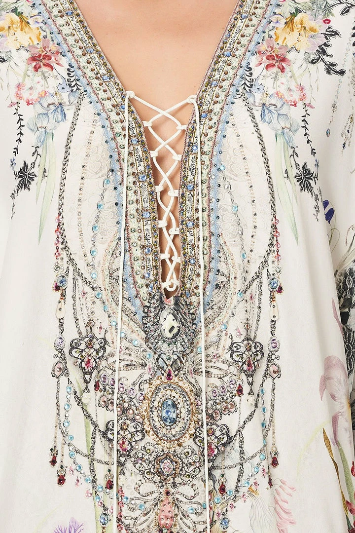 Camilla EBoutique (US) SHORT LACE UP KAFTAN TRUE ROMANCE