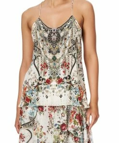 Camilla EBoutique (US) T BACK SHOESTRING TOP SHAKESPEARES GARDEN Up To 30% Off