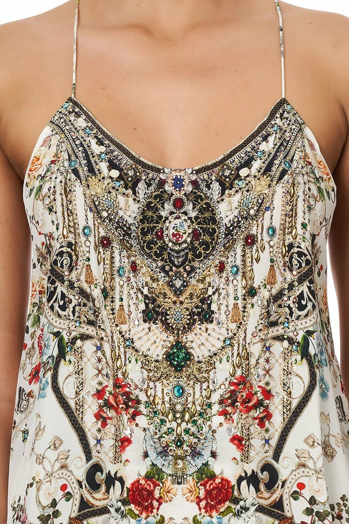 Camilla EBoutique (US) T BACK SHOESTRING TOP SHAKESPEARES GARDEN Up To 30% Off