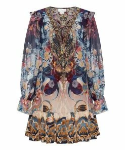 Camilla EBoutique (US) RUFFLE LACE UP DRESS NOUVEAU NIGHTS Up To 30% Off