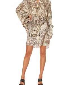 Camilla EBoutique (US) SHORT KAFTAN WITH HIGH NECK ALL IS NOUVEAU Up To 30% Off