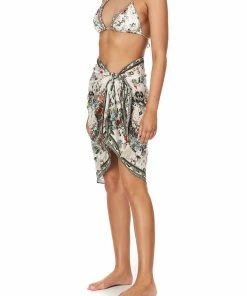 Camilla EBoutique (US) Up To 30% Off SHORT TASSEL SARONG SHAKESPEARES GARDEN