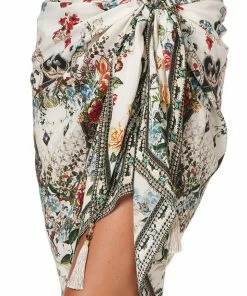 Camilla EBoutique (US) Up To 30% Off SHORT TASSEL SARONG SHAKESPEARES GARDEN