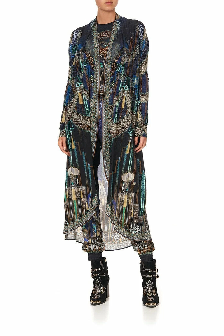 Camilla EBoutique (US) Up To 50% Off LONG CASUAL JACKET WITH POCKETS DRIPPING IN DECO