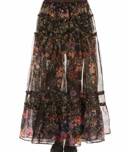 Camilla EBoutique (US) Up To 30% Off 4 TIERED GATHERED SKIRT BLUSHING MANOR