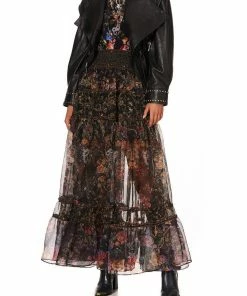 Camilla EBoutique (US) Up To 30% Off 4 TIERED GATHERED SKIRT BLUSHING MANOR