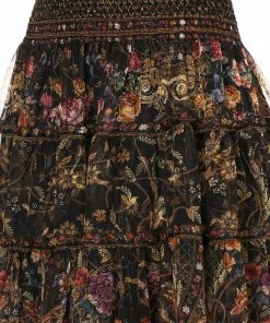 Camilla EBoutique (US) Up To 30% Off 4 TIERED GATHERED SKIRT BLUSHING MANOR