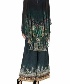 Camilla EBoutique (US) DRAPED BUTTON FRONT BLOUSE FITZGERALDS FLAPPER Sale Clothing