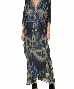 Camilla EBoutique (US) SPLIT SLEEVE KAFTAN WITH HARDWARE DRIPPING IN DECO Up To 30% Off