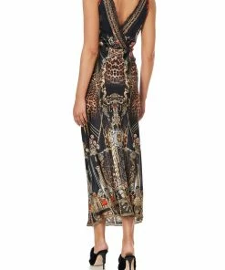Camilla EBoutique (US) Sale Clothing V-NECK SLIP DRESS GOTHIC GODDESS