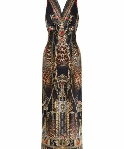 Camilla EBoutique (US) Sale Clothing V-NECK SLIP DRESS GOTHIC GODDESS