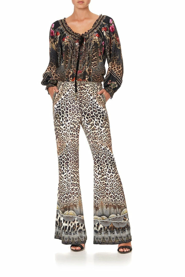 Camilla EBoutique (US) NECK TIE GATHERED BLOUSE GOTHIC GODDESS Up To 50% Off