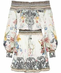 Camilla EBoutique (US) Sale Clothing OFF SHOULDER SHORT DRESS TRUE ROMANCE