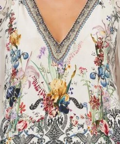 Camilla EBoutique (US) SHIRRED CUFF BLOUSE TRUE ROMANCE