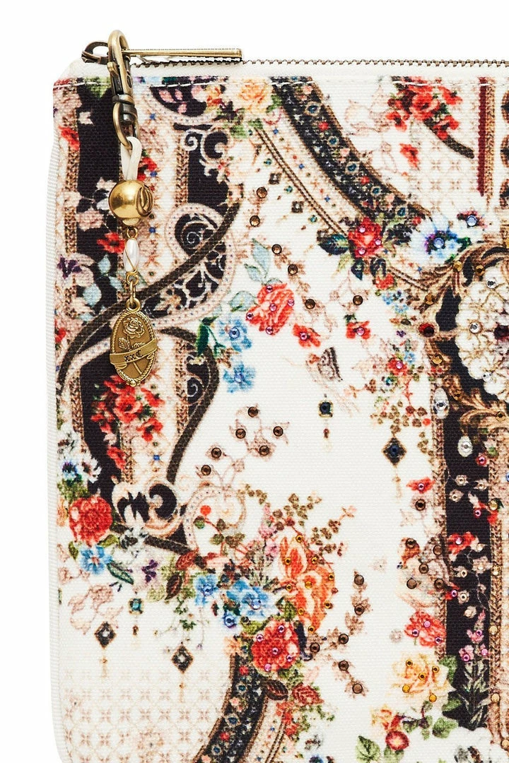 Camilla EBoutique (US) SMALL CANVAS CLUTCH SHAKESPEARES GARDEN