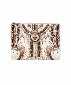 Camilla EBoutique (US) SMALL CANVAS CLUTCH SHAKESPEARES GARDEN