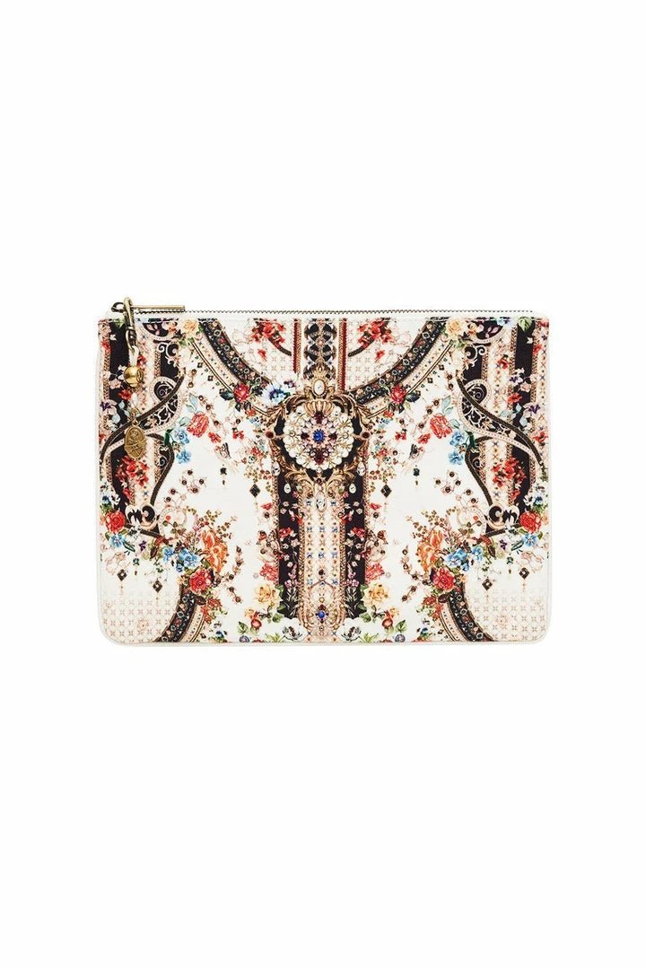 Camilla EBoutique (US) SMALL CANVAS CLUTCH SHAKESPEARES GARDEN