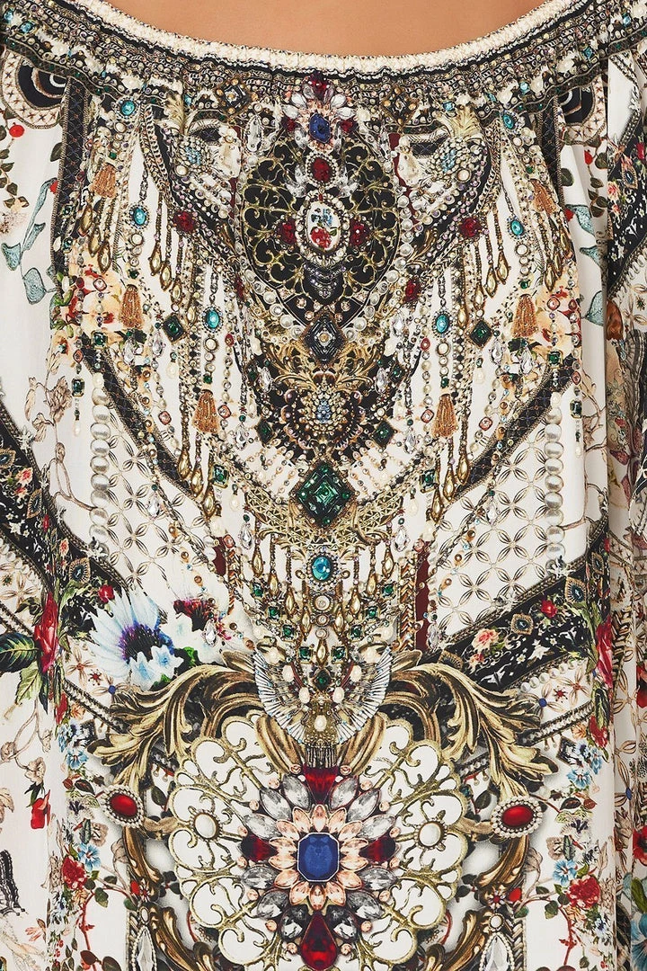 Camilla EBoutique (US) OFF SHOULDER KAFTAN SHAKESPEARES GARDEN Up To 30% Off