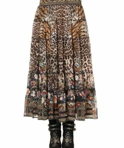 Camilla EBoutique (US) Sale Clothing SHIRRED WAIST TIERED CIRCLE SKIRT CALL OF THE CATHEDRAL