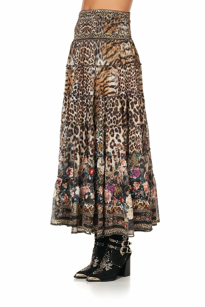 Camilla EBoutique (US) Sale Clothing SHIRRED WAIST TIERED CIRCLE SKIRT CALL OF THE CATHEDRAL