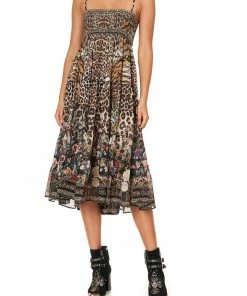 Camilla EBoutique (US) Sale Clothing SHIRRED WAIST TIERED CIRCLE SKIRT CALL OF THE CATHEDRAL