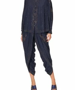 Camilla EBoutique (US) DROP SLEEVE SWING BLOUSE LUXE NAVY Sale Clothing