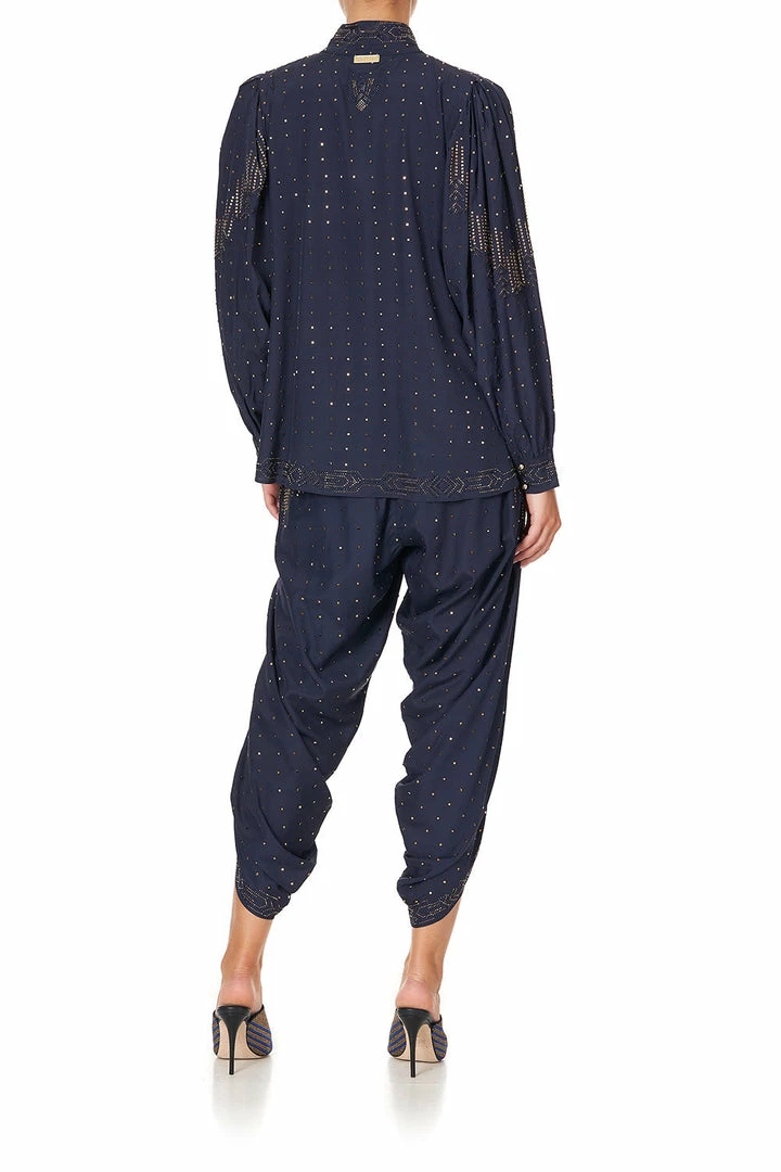 Camilla EBoutique (US) DROP SLEEVE SWING BLOUSE LUXE NAVY Sale Clothing